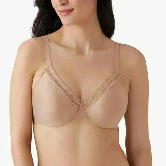 NWT Wacoal Perfect Primer Full Figure Underwire Bra Size 40DD Nude Beige Neutral